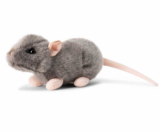 Animigos Squeaking Rat Soft Toy